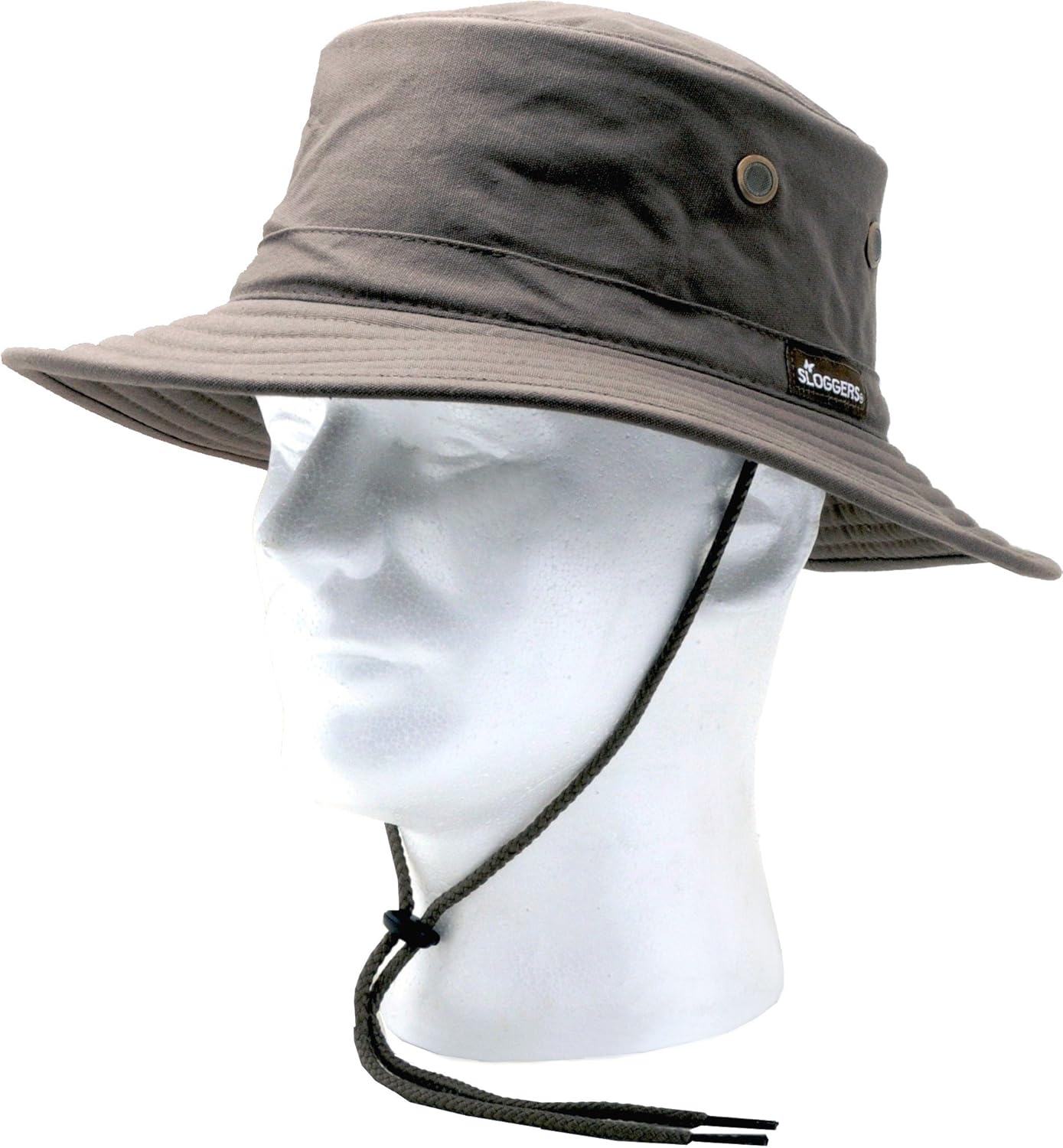 sloggers 经典棉质帽子带 wind 挂绳 深棕 adjustable medium to